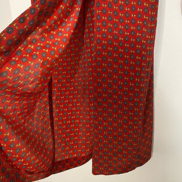 VTG 80's Pat Argenti Collared Dress Size 12 - Picture 7 of 9